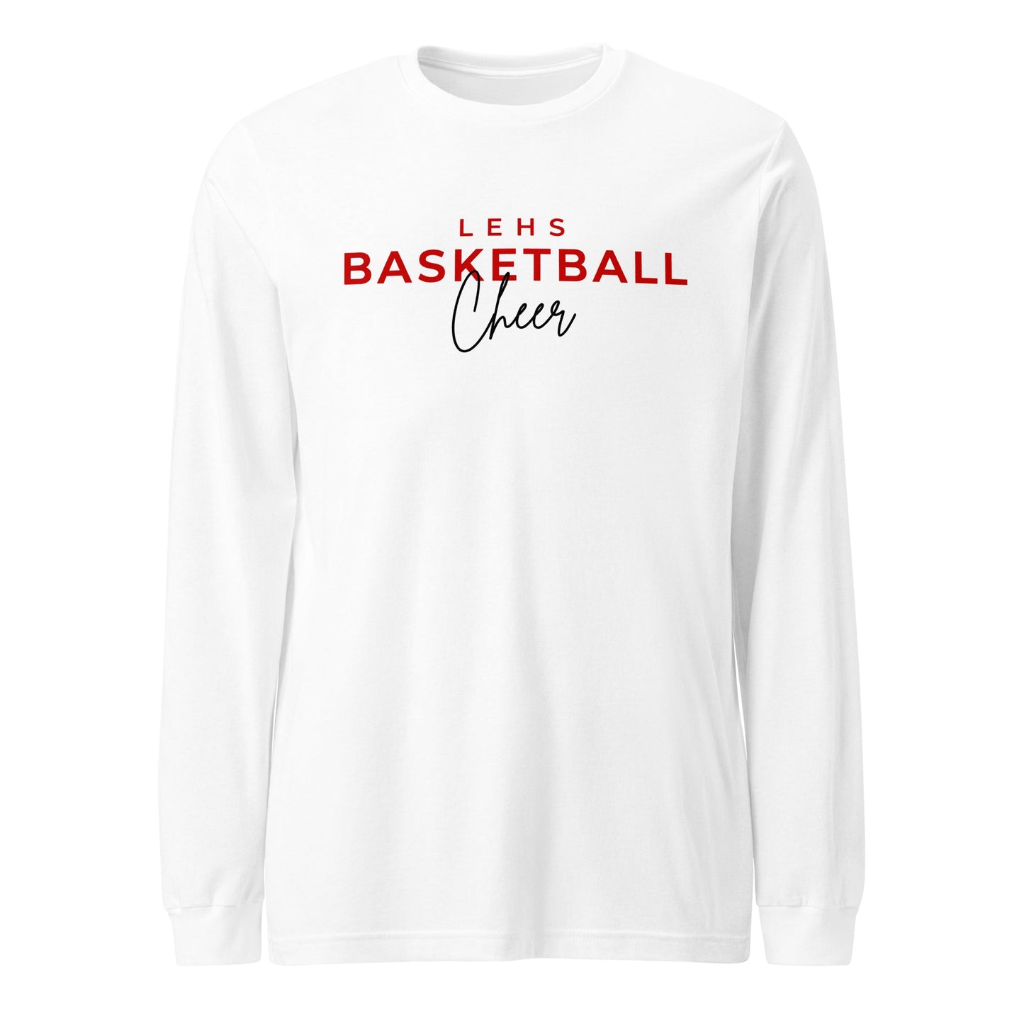 Performance | Long Sleeve Tee | Lynn English Cheerleading | Script Logo