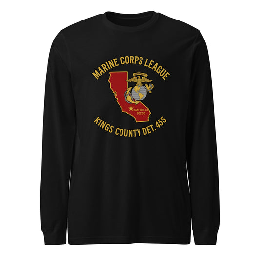 Performance | Long Sleeve Tee | Marine Corps League kings County Det 455 | Crest Logo