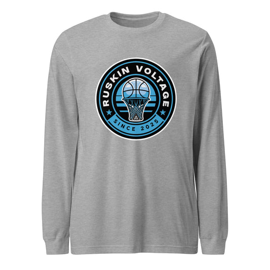 Performance | Long Sleeve Tee | Maximum Voltage Athletics District | Hoop Crest Logo