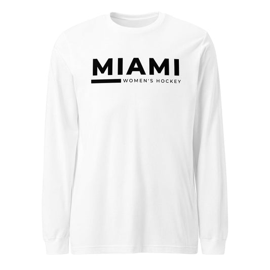 Performance | Long Sleeve Tee | Miami Women's Hockey | Lettermark Logo