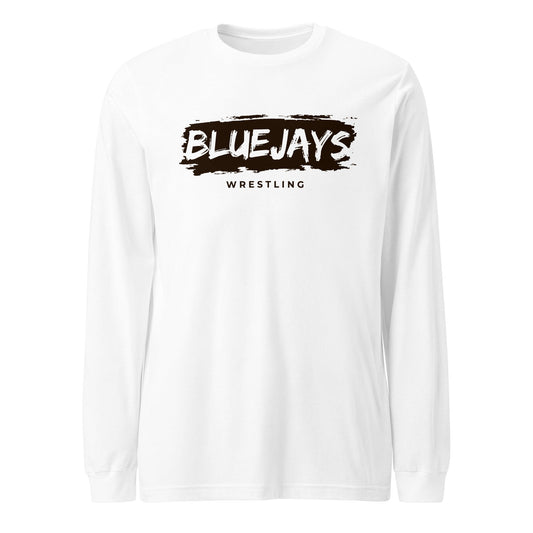 Performance | Long Sleeve Tee | Middlesex Bluejays Wrestling | Script Logo