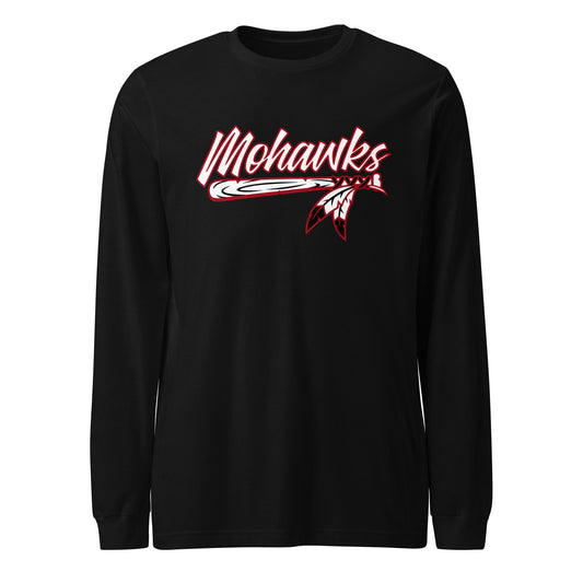 Performance | Long Sleeve Tee | Mohawks Baseball 8u | Emblem Logo