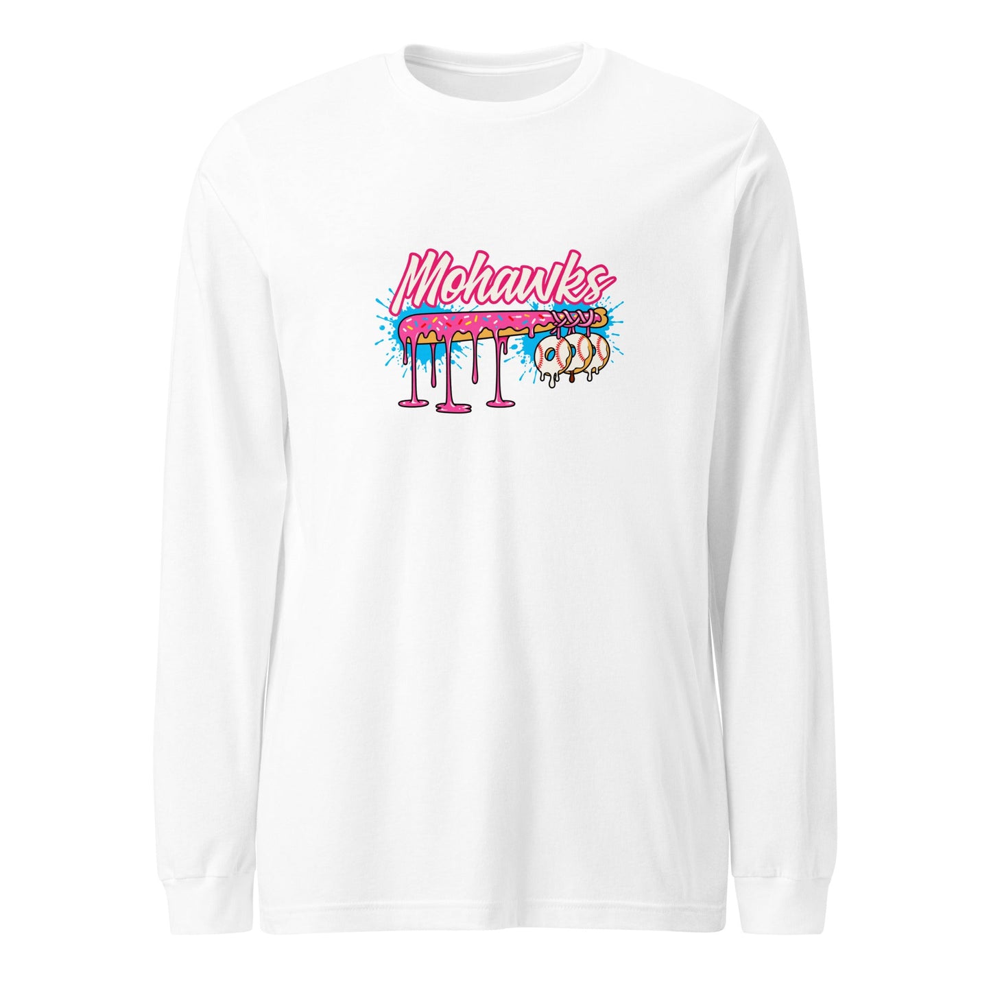 Performance | Long Sleeve Tee | Mohawks | Pink Batters Logo