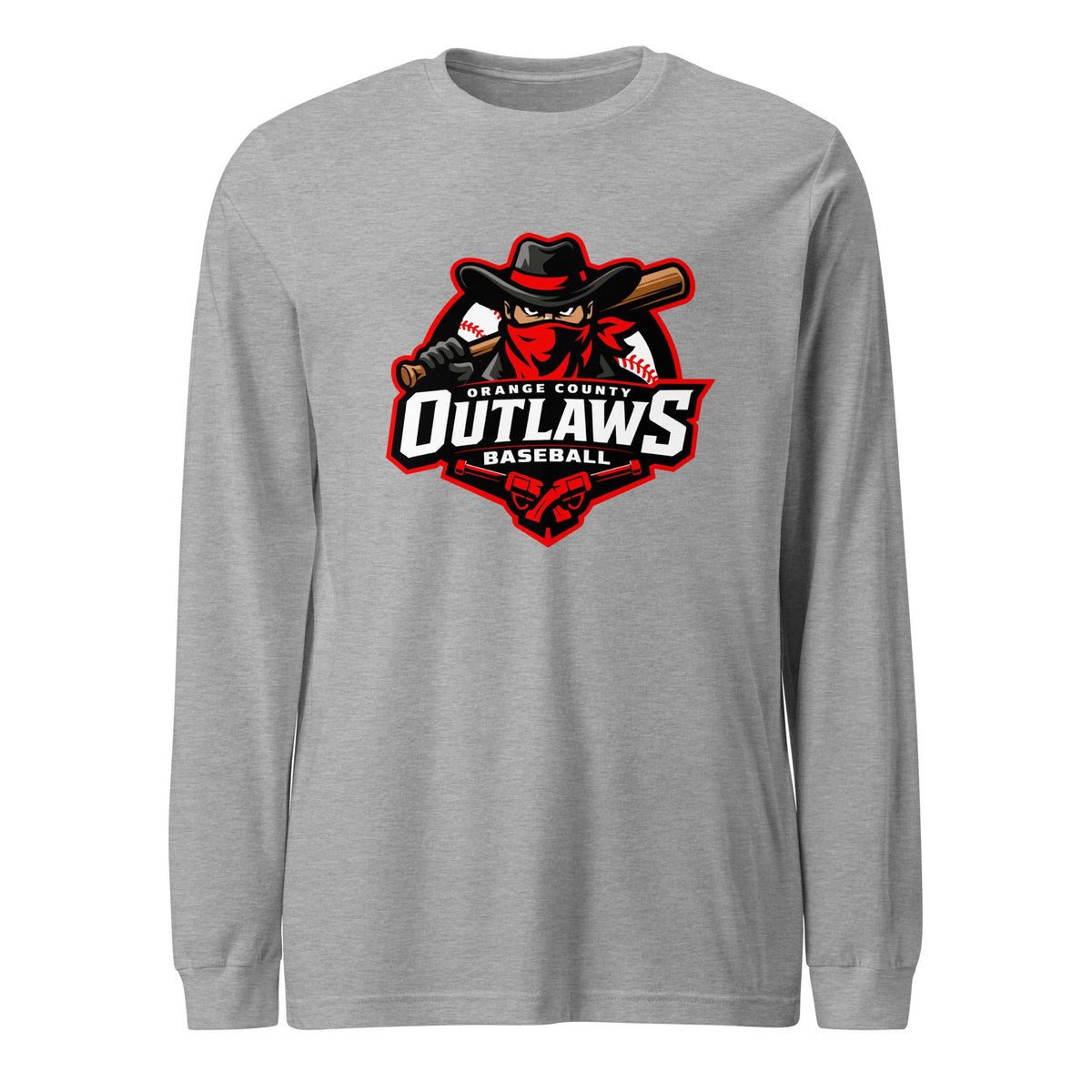 Performance | Long Sleeve Tee | Orange County Outlaws | Emblem Logo