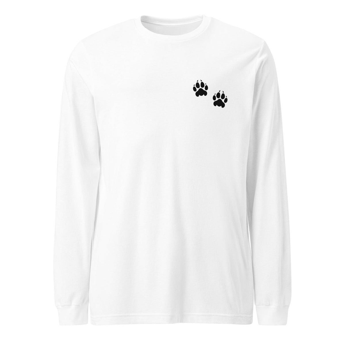 Performance | Long Sleeve Tee | Orange Wave Marching Band | Paw Mark Logo