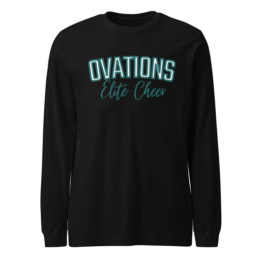 Performance | Long Sleeve Tee | Ovations Elite Cheer | Vanguard Logo