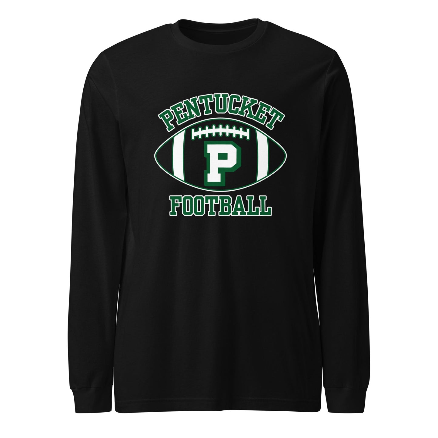 Performance | Long Sleeve Tee | Pentucket Youth Football and Cheer | Varsity Badge Logo