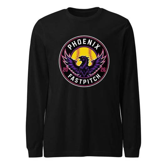 Performance | Long Sleeve Tee | Phoenix Fastpitch | Badge Logo
