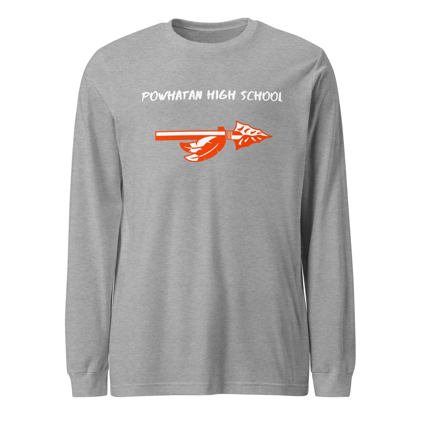 Performance | Long Sleeve Tee | Powhatan lacrosse | Arrowhead Logo