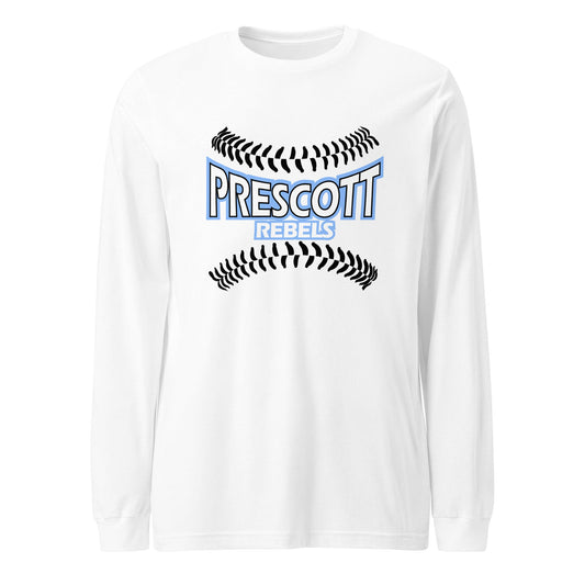 Performance | Long Sleeve Tee | Rebels baseball club | Vanguard Logo