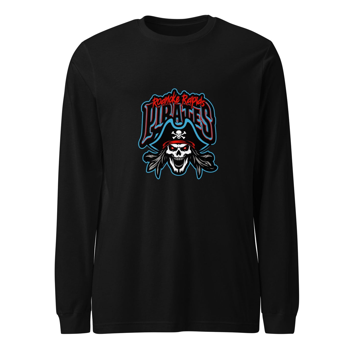 Performance | Long Sleeve Tee | Roanoke Rapids Pirates | Reaver Captain Logo