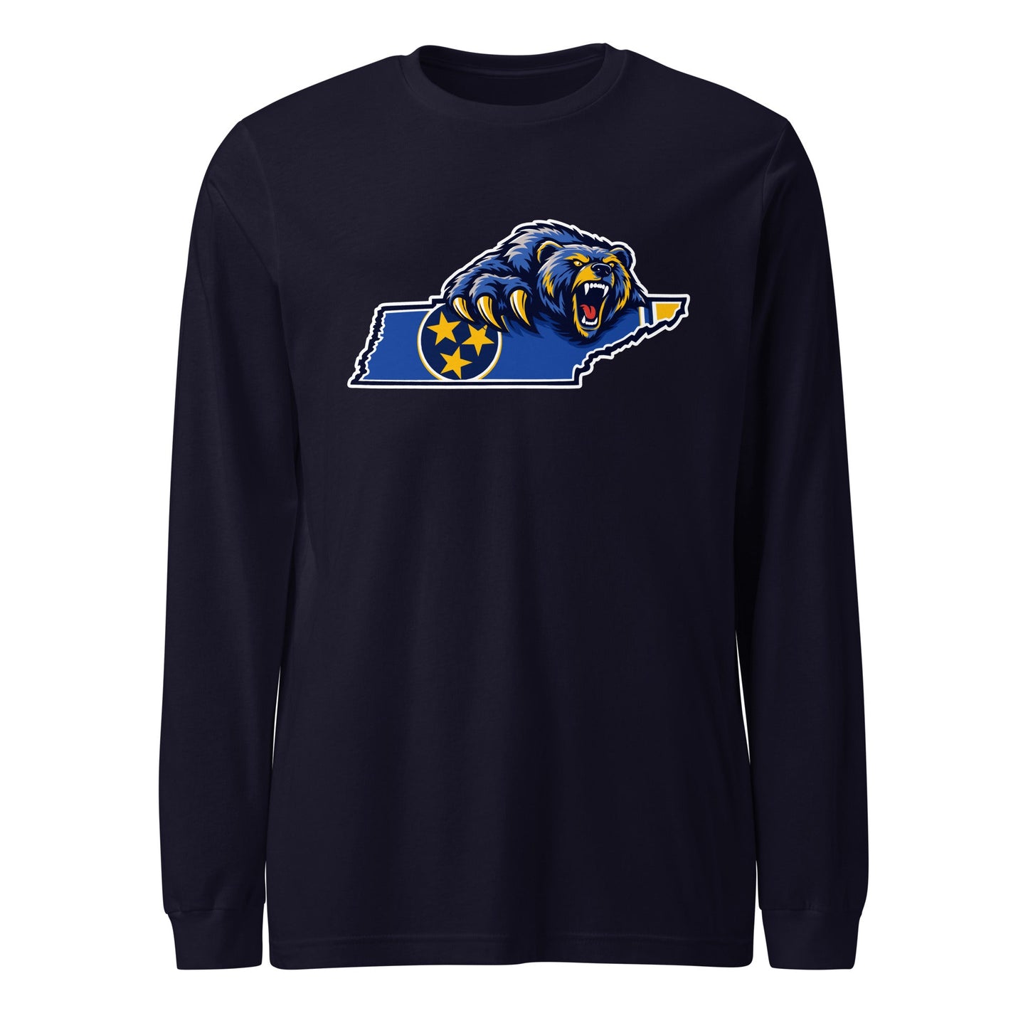 Performance | Long Sleeve Tee | Rutherford County Grizzlies Football | Tennessee Logo