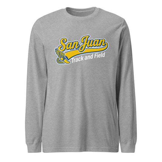 Performance | Long Sleeve Tee | San Juan Track and Field | Script Logo