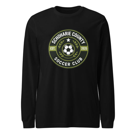 Performance | Long Sleeve Tee | Schoharie County Soccer Club | Badge Logo
