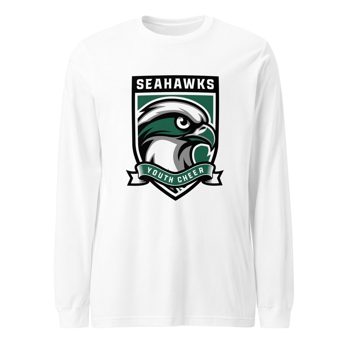 Performance | Long Sleeve Tee | Seahawks Youth Cheer | Shield Logo