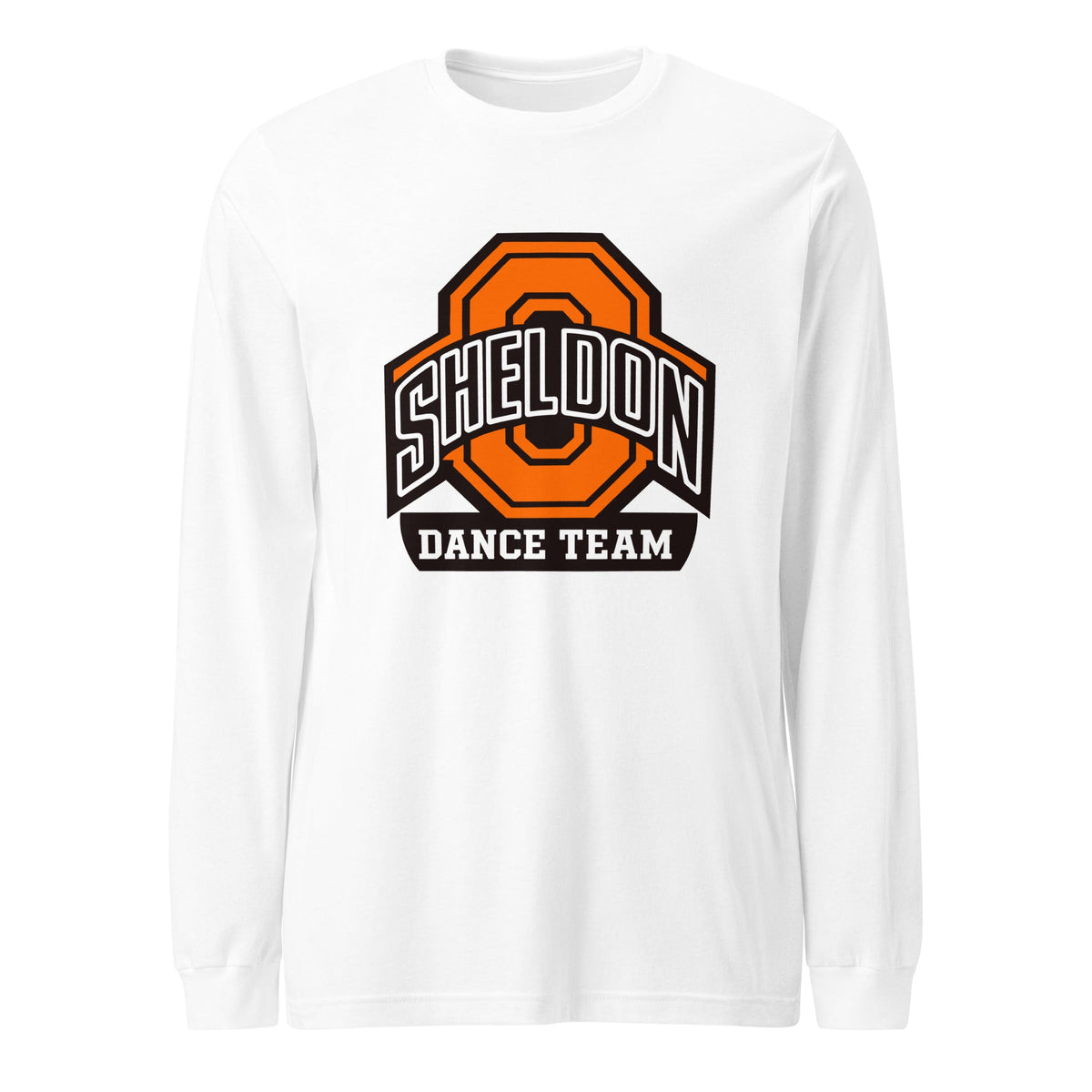 Performance | Long Sleeve Tee | Sheldon Dance Team | Emblem Logo