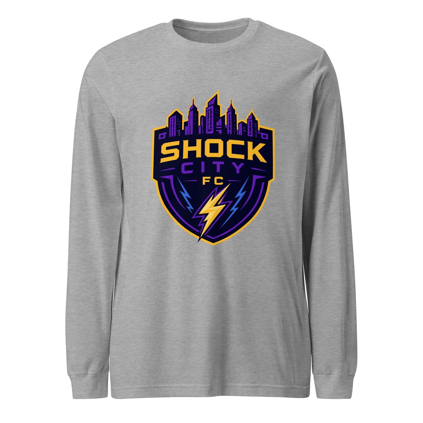 Performance | Long Sleeve Tee | Shock City FC | Crest Logo