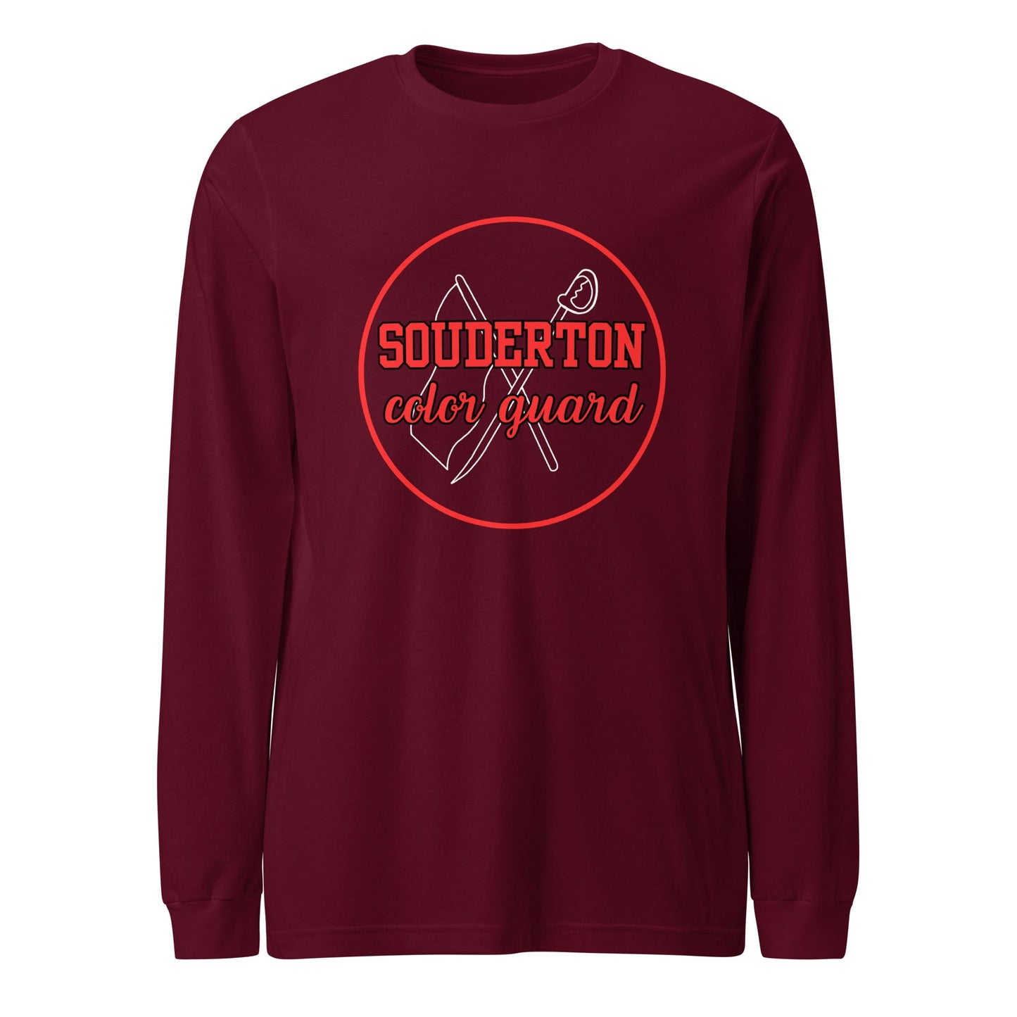 Performance | Long Sleeve Tee | Souderton Color Guard | Badge Logo