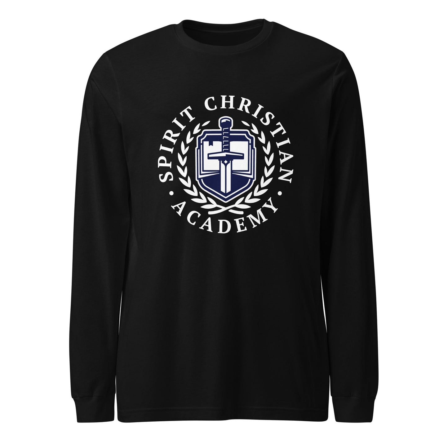 Performance | Long Sleeve Tee | Spirit Christian Academy | White Script Logo