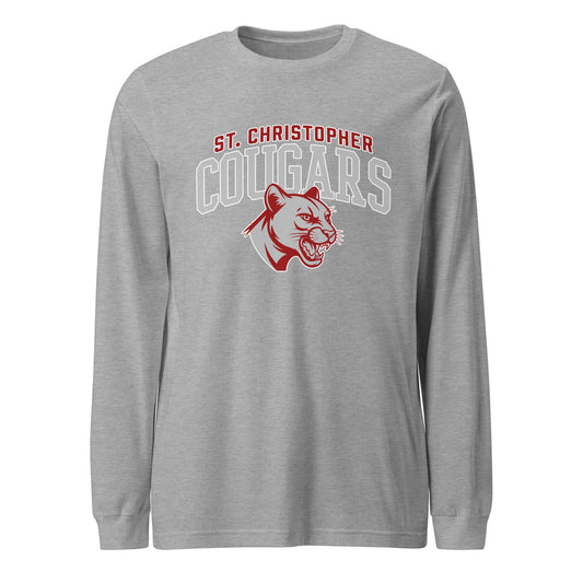 Performance | Long Sleeve Tee | St. Christopher Cougars | Classic Logo