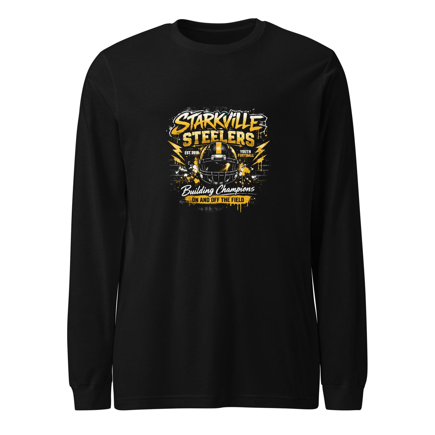 Performance | Long Sleeve Tee | Starkville Steelers | Modern Classic Logo