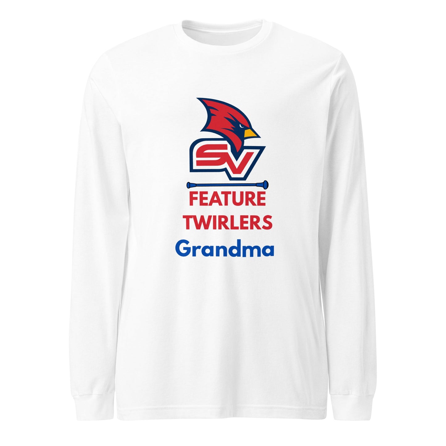 Performance | Long Sleeve Tee | SVSU Feature twirlers | Grandma Logo
