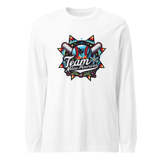 Performance | Long Sleeve Tee | Team Native American | Tribal Emblem Logo