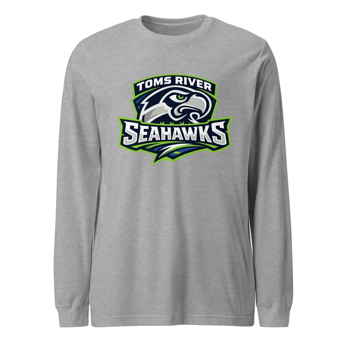 Performance | Long Sleeve Tee | Toms River Seahawks | Mascot Script Logo