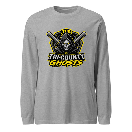 Performance | Long Sleeve Tee | Tri-County Ghosts | Vanguard Ghosts Logo