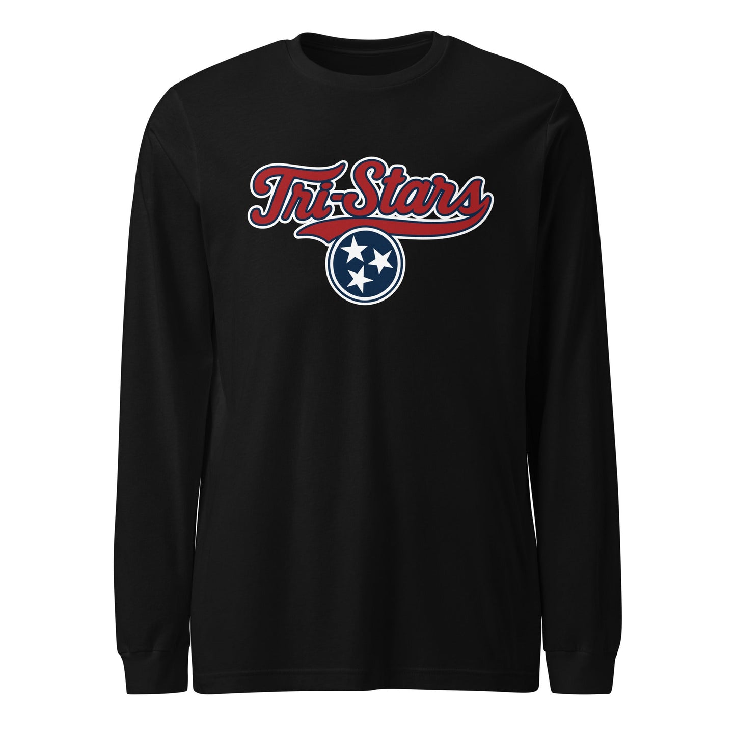 Performance | Long Sleeve Tee | Tri - Stars | 3 Stars Logo