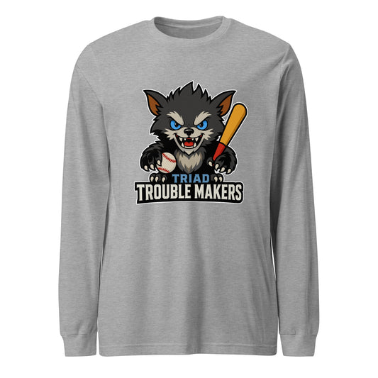 Performance | Long Sleeve Tee | Triad Troublemakers | Mascot Logo