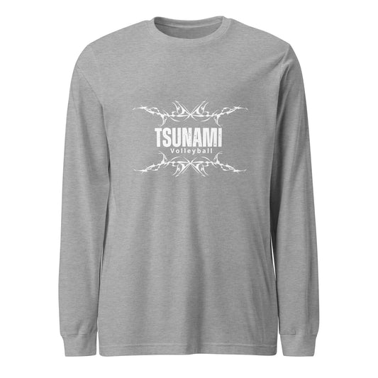 Performance | Long Sleeve Tee | Tsunami Volleyball Club | Modern Script Logo