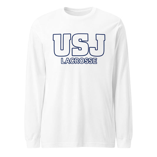Performance | Long Sleeve Tee | USJ women’s lacrosse | Modern Script Logo
