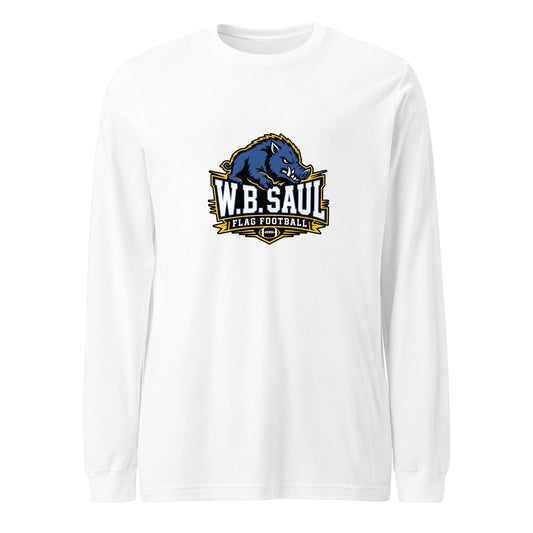 Performance | Long Sleeve Tee | W.B.Saul Razorbacks | Crest Logo