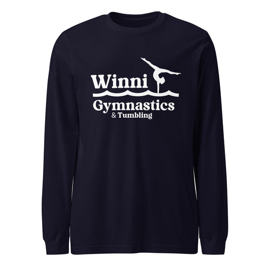 Performance | Long Sleeve Tee | Winni Gymnastics | Tumbling Logo