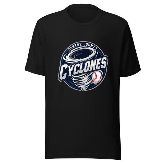 Performance | T-Shirt | Centre County Cyclones | Badge Logo