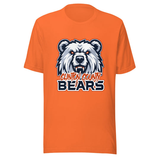 Performance | T-Shirt | CLINTON COUNTY BEARS | Bears Mascot Logo