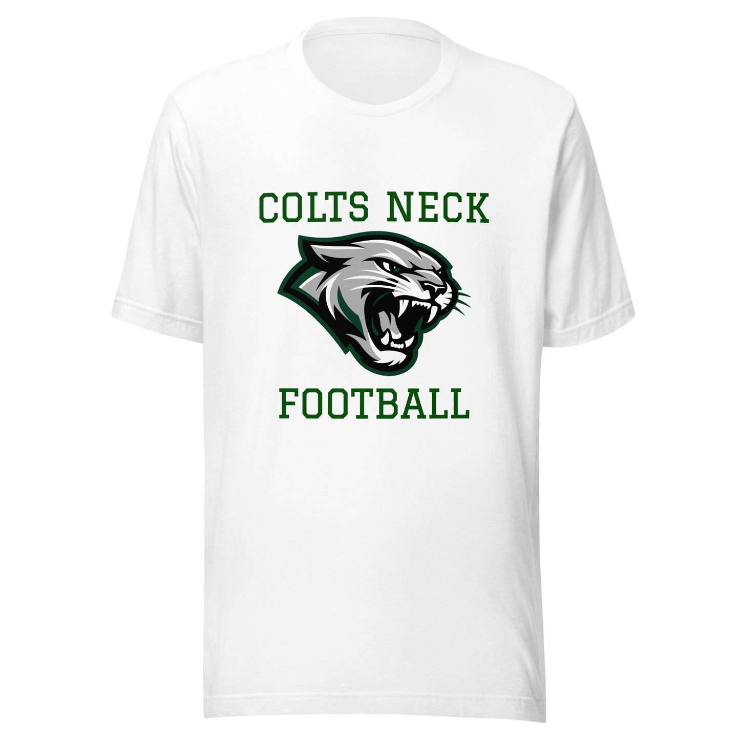Performance | T-Shirt | Colts Neck Cougars | Youth Tackle Football (AYF) | Green Predator Logo