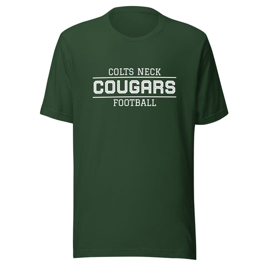 Performance | T-Shirt | Colts Neck Cougars | Youth Tackle Football (AYF) | Script Logo