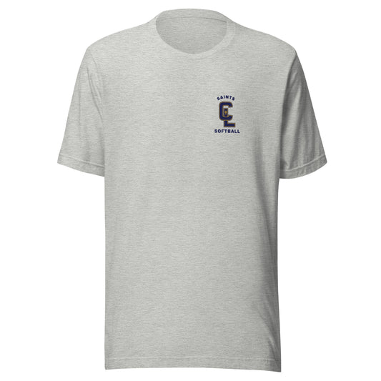 Performance | T-Shirt | Crean Lutheran Softball | Navy CL Softball Logo