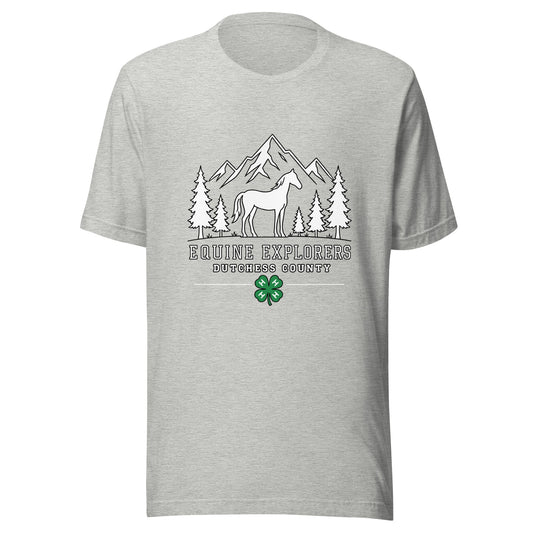 Performance | T-Shirt | Equine Explorers | Dutchess Crest Trailblazers Logo
