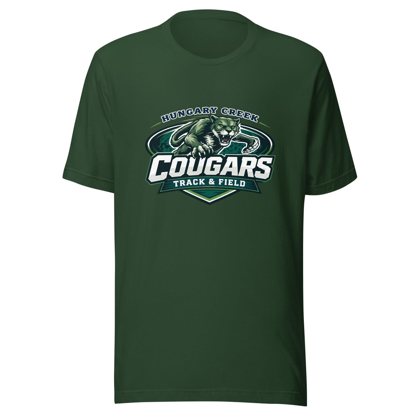 Performance | T-Shirt | Hungary Creek Cougar | Shield Logo