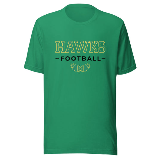 Performance | T-Shirt | Lake Minneola Hawks Football | Mark Logo
