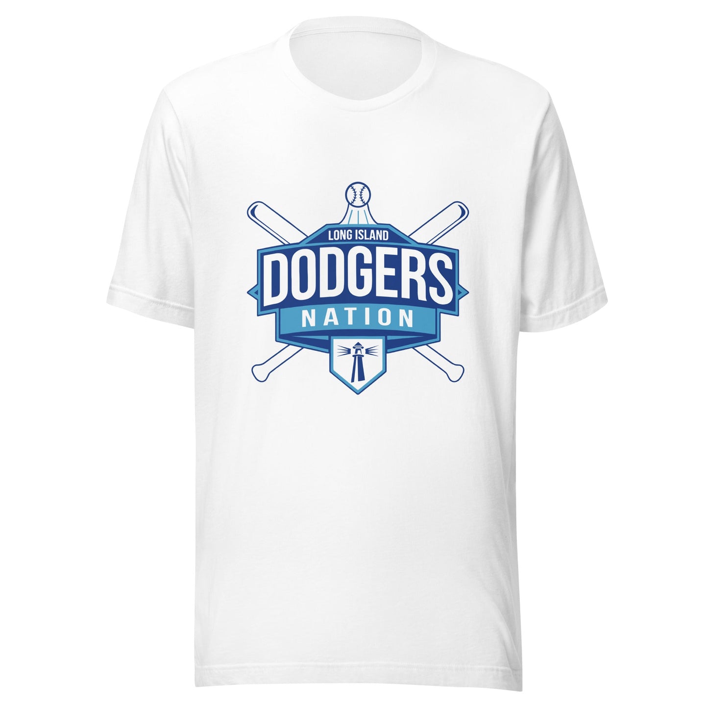 Performance | T-Shirt | LI Dodgers Nation | Varsity Crest Logo