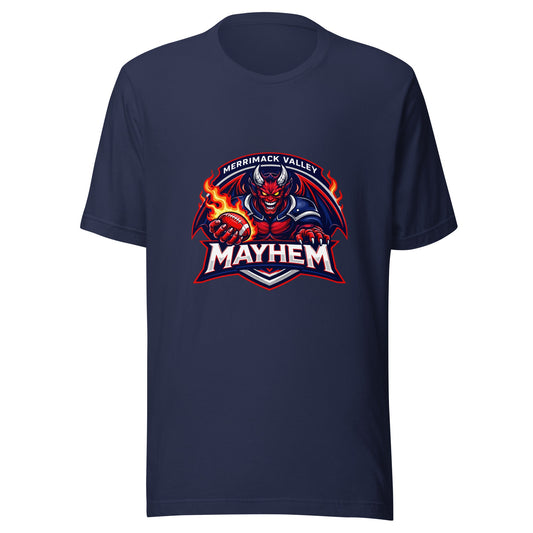 Performance | T-Shirt | Merrimack Valley Mayhem | Overlord Crest Logo
