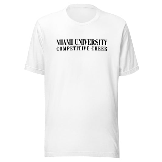 Performance | T-Shirt | Miami University Competitive Cheer Team | Alt Logo