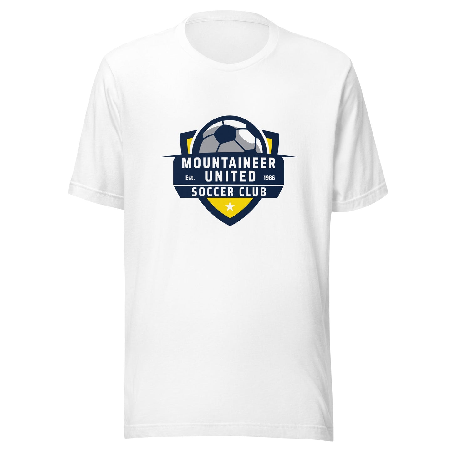 Performance | T-Shirt | Mountaineer United Soccer Club | Alpine Crest Logo