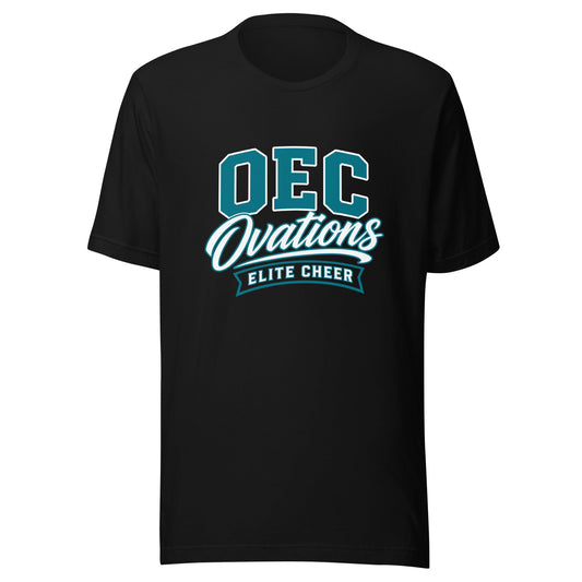 Performance | T-Shirt | Ovations Elite Cheer | Emblem Logo