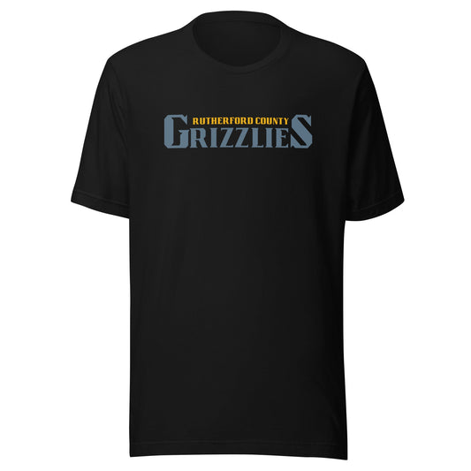Performance | T-Shirt | Rutherford County Grizzlies Football | Alt Script Logo