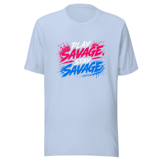 Performance | T-Shirt | Savage Softball | Play Stay Logo